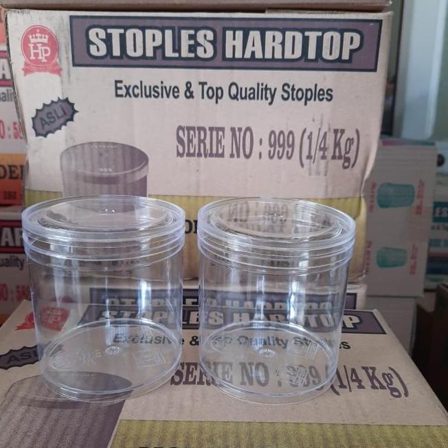 Toples Kue Kering Plastik Hardtop 999Tabung 250 Gr