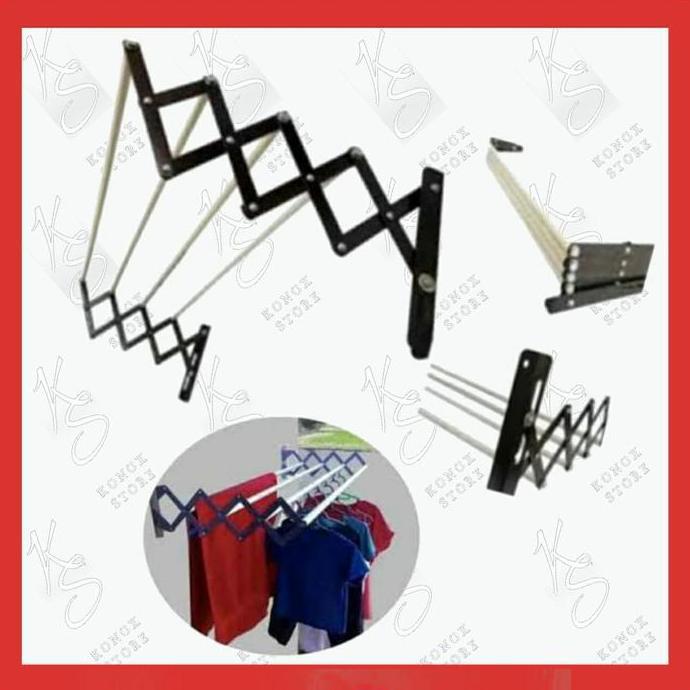 JEMURAN DINDING LIPAT MINIMALIS / JEMURAN LIPAT / JEMURAN DINDING