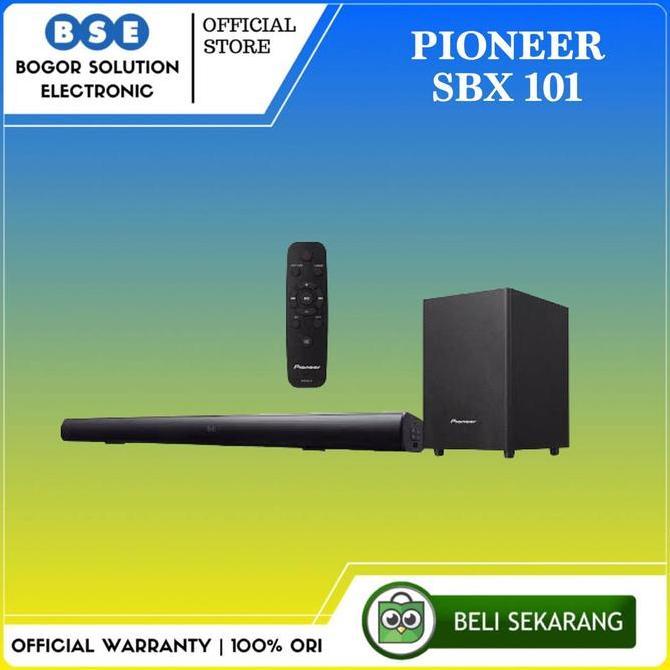 Soundbar Pioneer SBX 101 Speaker Pioneer SBX101 Sound System Pioner SBX-101 Bluetooth - 2.1 Ch [RESM