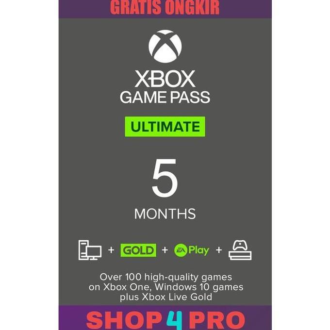 XBOX Game Pass Ultimate 5 Bulan Untuk XBOX Dan PC Indonesia