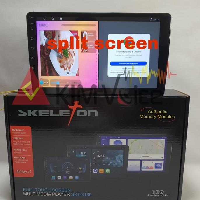 Head Unit Android SKELETON 9 inch OEM Ertiga lama & Swift
