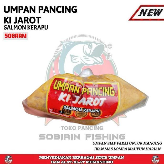 Umpan Siap Pakai Salmon Kerapu Ki Jarot - Umpan Ikan Mas Allshop