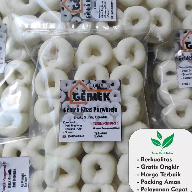 Geblek Pati Mentah 1 Kg Asli Khas Purworejo / Kulon Progo Tanpa Pengawet By Dapur Geblek