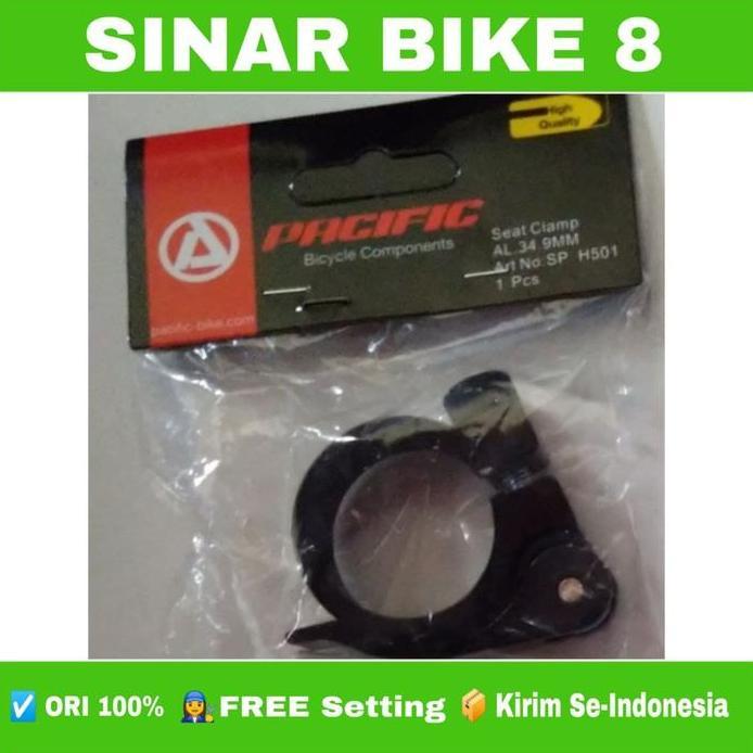 Seatpost Clamp Klem Sepeda Lipat 34,9 QR PACIFIC