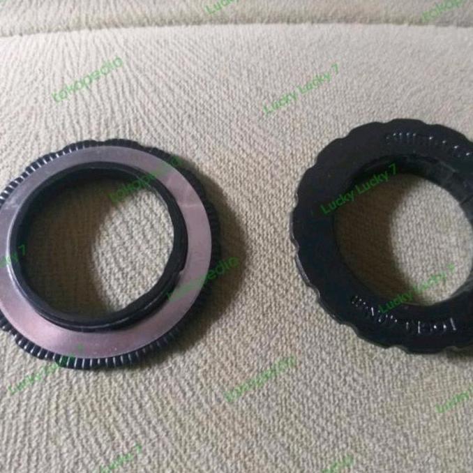 Lockring Rotor Sepeda Shimano Lockring Centerlock Shimano Pengunci Rotor