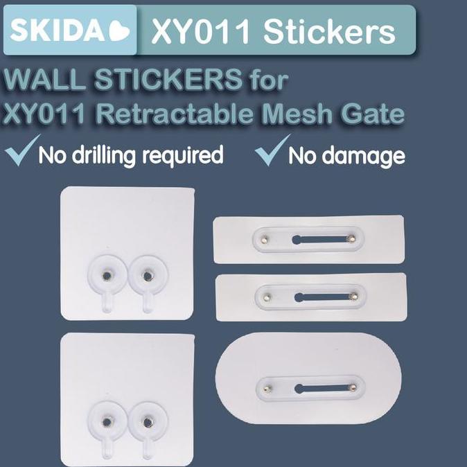 Wall Stickers for XY011 Skida Retractable Safety Gate Perekat Dinding