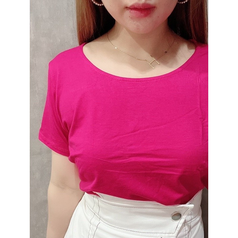 Baju Loose Crop Top | Baju Kaos Polos Crop Atasan Wanita | Maimon Grosir