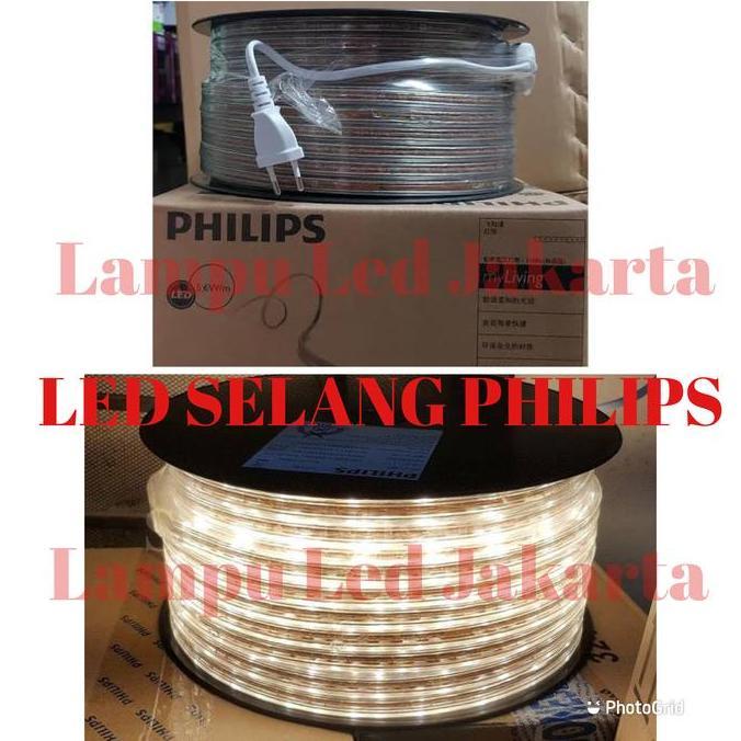 Led selang philips. Strip PHILIPS HV LED TAPE 31086 5,6w/m 50meter terlaris