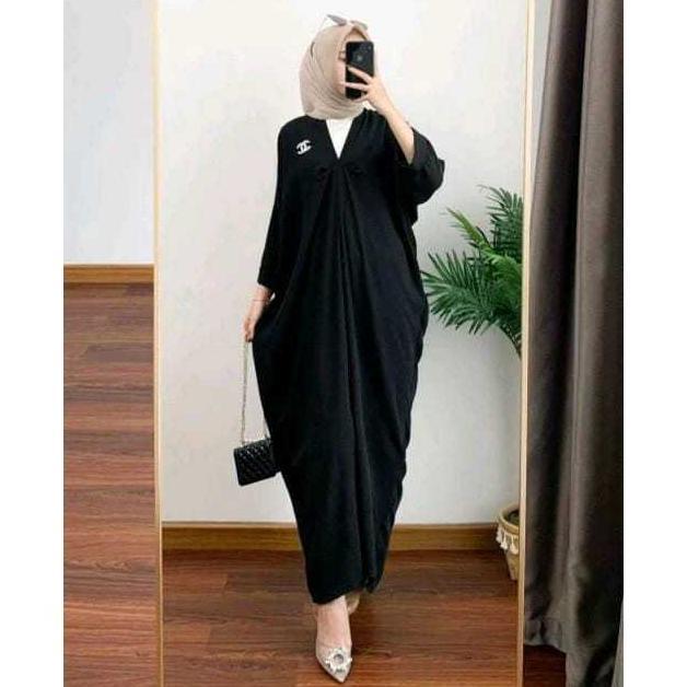 NEW PRODUCT TERBARU GAMIS KAFTAN THANIA SATIN SILK PREMIUM POLOS REMAJA LEBARAN NATAL IMLEK MURAH TE