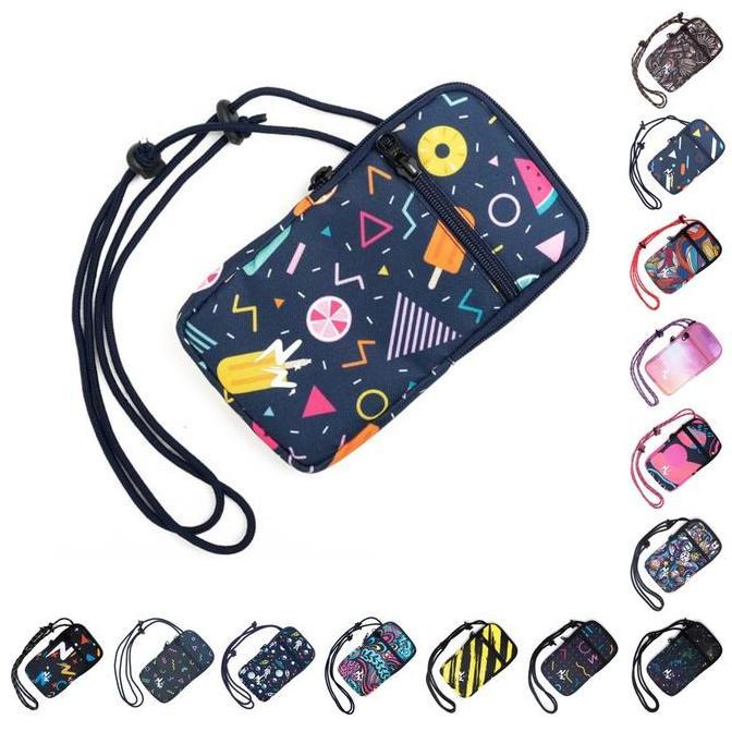 tas hp sling phone pouch kanvas pria wanita