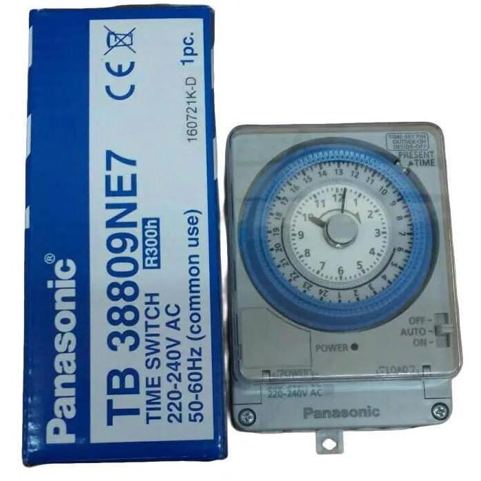 TERBARU - Panasonic Timer KWh TB38809NE7 Pengatur Waktu 220-240V AC 50-60Hz untuk Papan Reklame Lamp