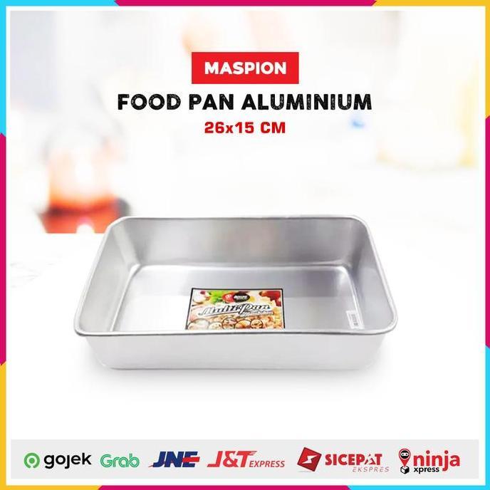 Multi Pan Maspion 26 X 15 Cm Food Pan Alumunium Multipan 2615 Loyang