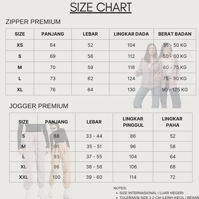 DB174 >> - ONE SET HOODIE ZIPPER + CELANA JOGER PREMIUM HITAM (PRIA&WANITA)