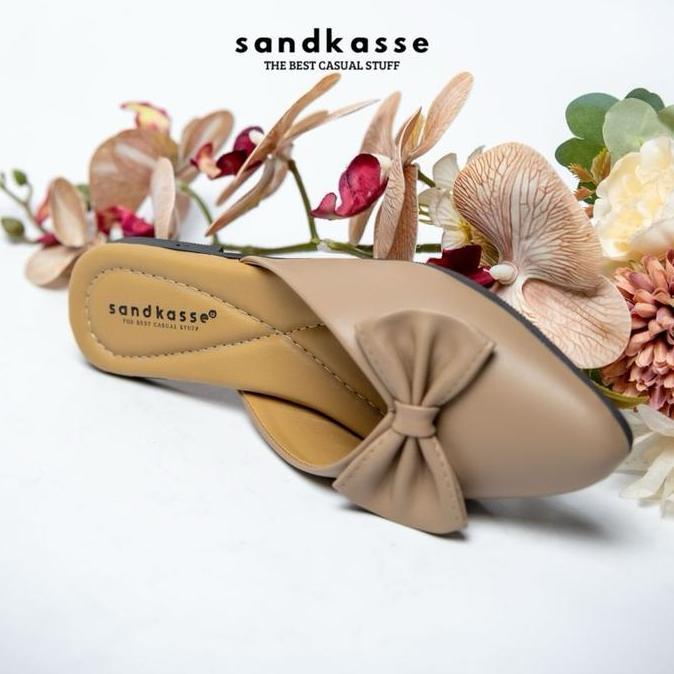 DB249 - Daarina Flatshoes Bustong Wanita Selop Sol Karet flat shoes Bustong