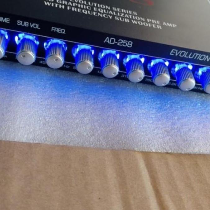 Pre amp parametrik equalizer ads ad 258