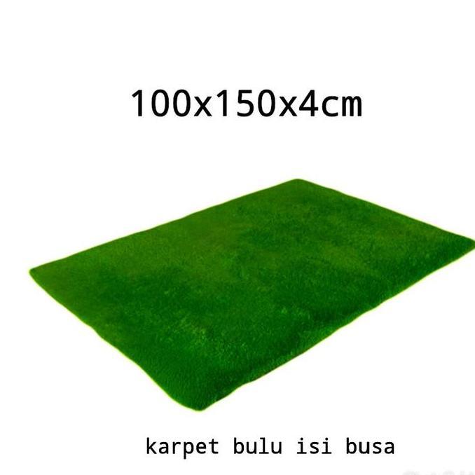 karpet busa bulu rasfur tebal 4cm
