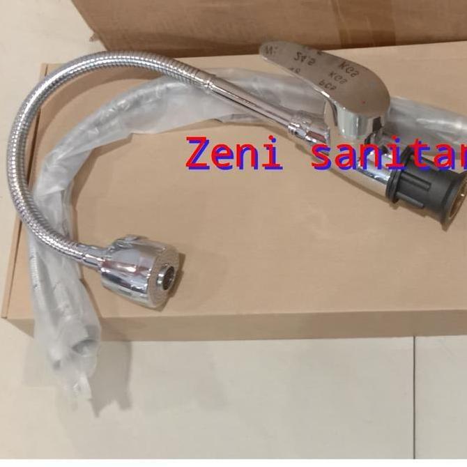 Kran Kitchen Sink Mixer Favios Panas Dingin Flexible