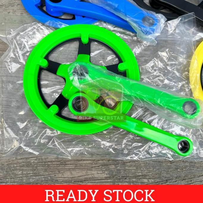 Murah Crank Set Gir Sepeda 44T Exotic dengan Cover Lipat Fixie Minion Mini Velo Balap Non COD