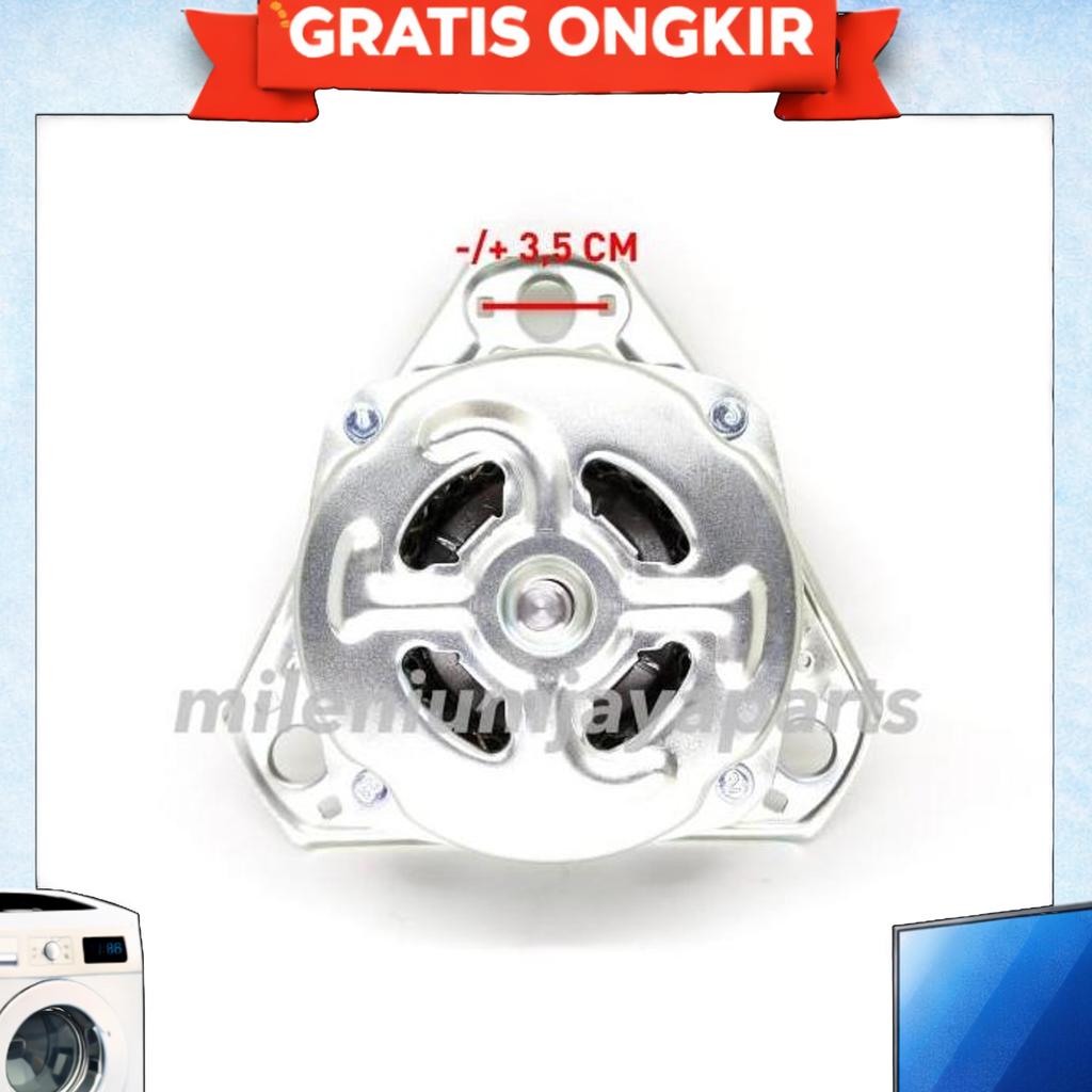 Dinamo Mesin Cuci 10 Mm P@Nas0Nic / Washing Motor 150 Watt / Dinamo Mesin Cuci 2 Tabung Umum Kapasit