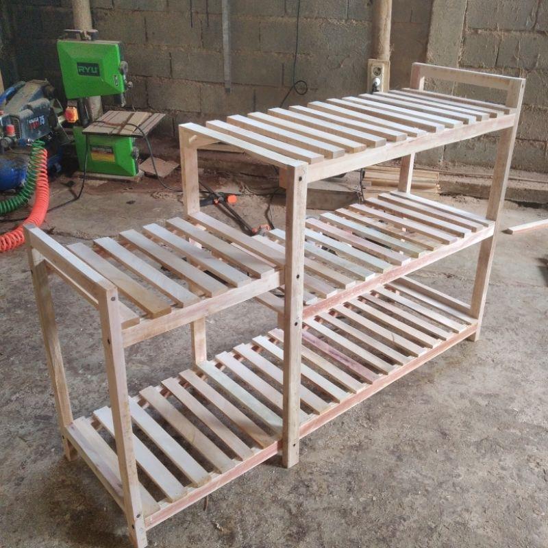 Meja Rak Serbaguna Dapur Kompor Kayu Triplek