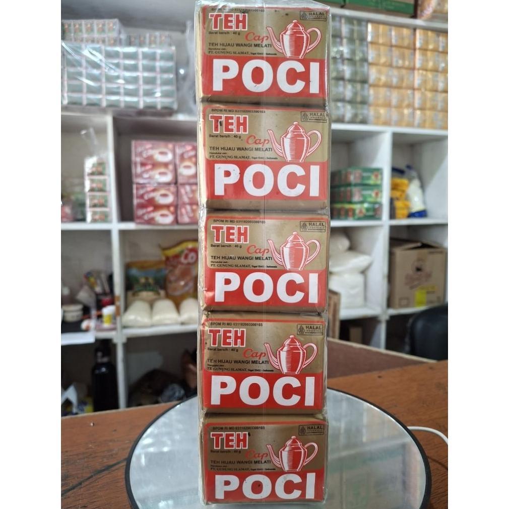 Teh Tubruk Cap Poci Melati Gold 40gr/ Teh Poci Gold Tubruk Melati
