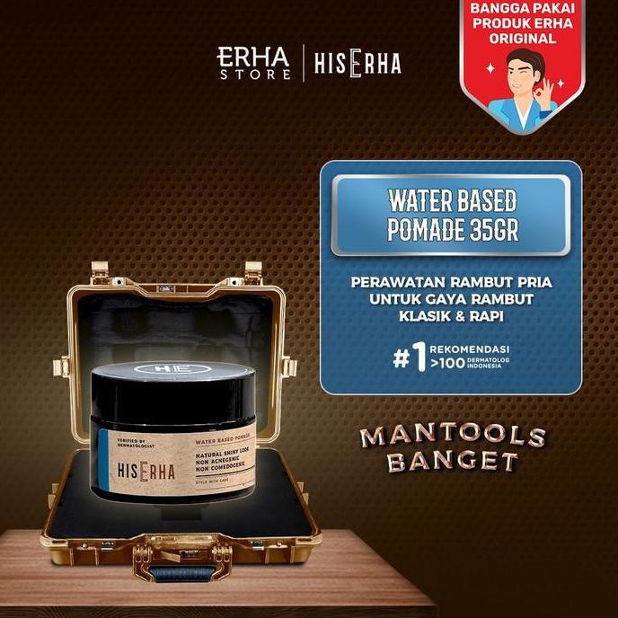 HIS ERHA WATERBASED POMADE 35 GR - POMADE WATERBASED