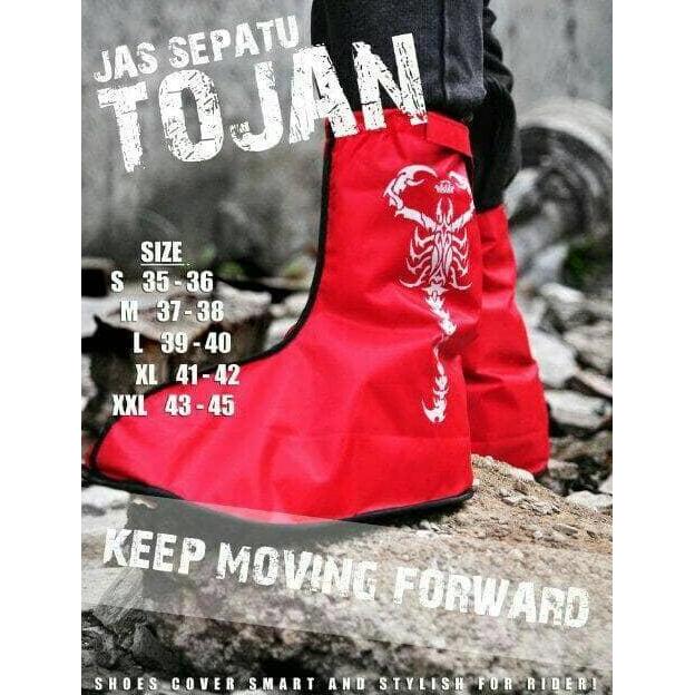 Jas Hujan Stelan & Jas Sepatu Hujan Tojan
