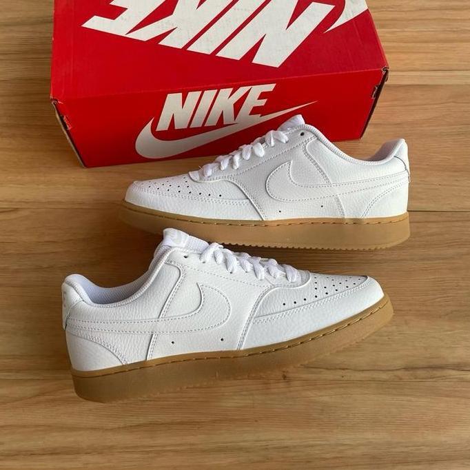 Nike Court Vision Low Dust Gum Light Brown ORIGINAL NIKE Sneakers Size 42