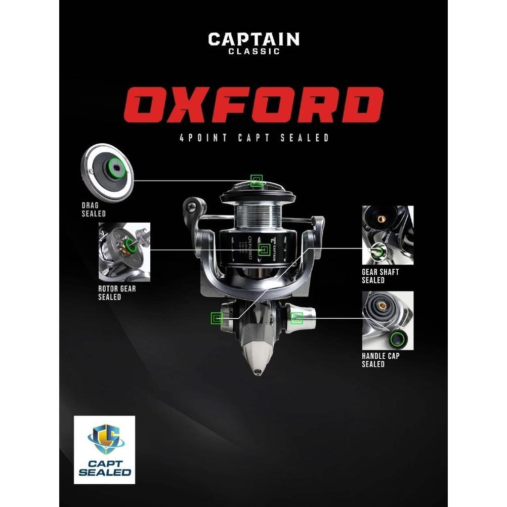 REEL SPINNING CAPTAIN OXFORD 1000 2000 3000 4000 6000 POWER HANDLE SALTWATER ONE WAY CLUTCH