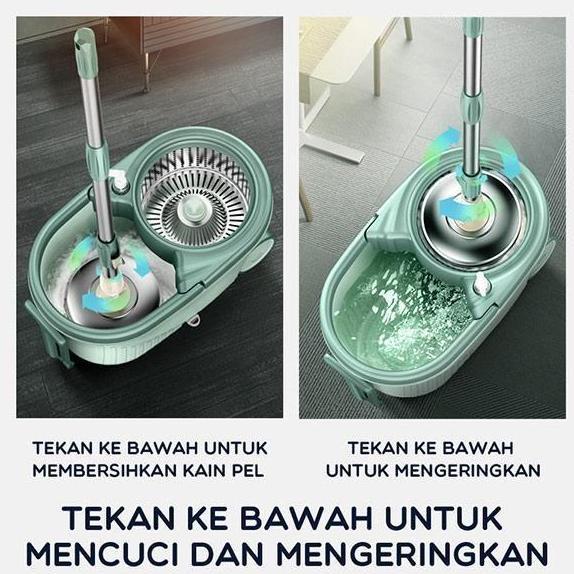 Alat Pel Lantai Fiber Samono Spin Mop