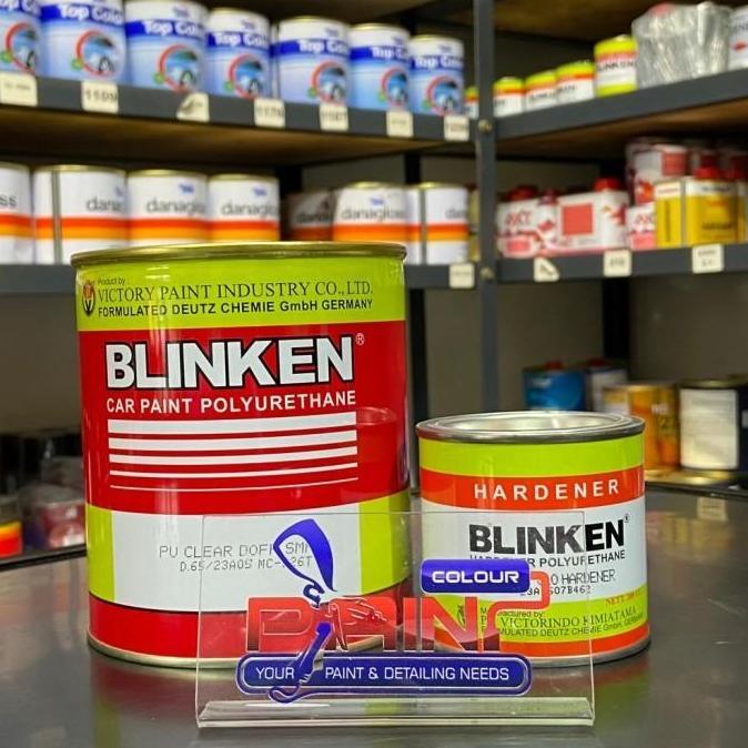 BLINKEN PU Clear Doff SMK N + Hardener 1L Pernish Blinken Semi Doff
