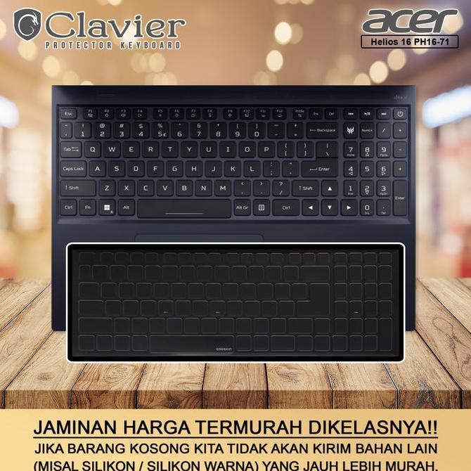 Cover Garskin Laptop Acer Predator Helios 16 PH16-71-95FH 99ZW Bening