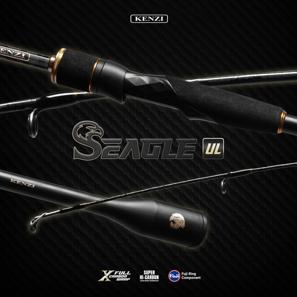 JORAN KENZI SEAGLE 702 602 Ultralight Spinning Baitcasting 180cm 210cm Solid Carbon Fuji Guides 2-6l