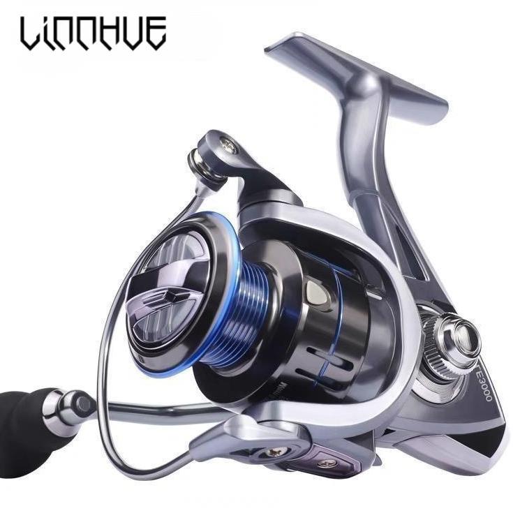 Spinning Reel Terbaru LE1000-5000 Saltwater Fishing Reel Screw In Handle Gulungan Pancingan