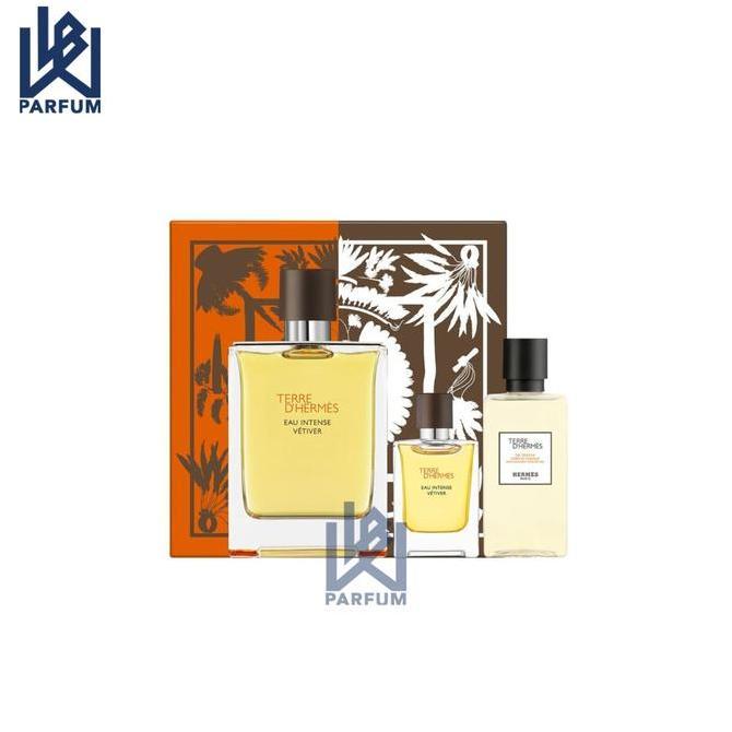 ORIGINAL Hermes Terre d Hermes Eau Intense Vetiver Eau de Parfum Gift Set
