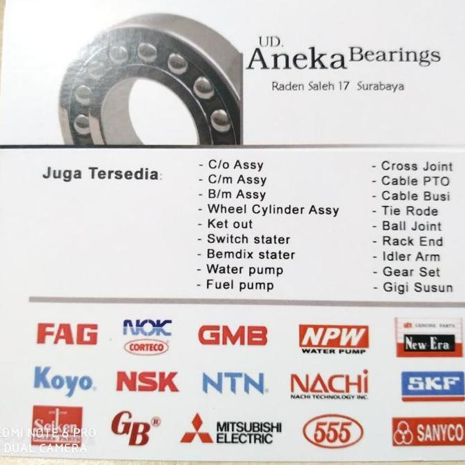 Promo BEARING 6206 2RS KOYO JEPANG 62062RS 30X62X16 TAMBAK TOSA GEROBAK GEAR Diskon