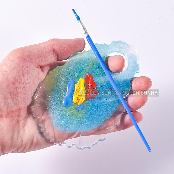 (Ready) Set 3In1 Cetakan Palet Lukis / Make Up / Cat Air / Tray Art Painter'S Palette Cetakan Siliko