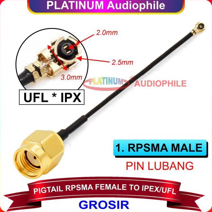 Pigtail RP SMA Female to UFL IPX IPEX Konektor Adapter RPSMA Female