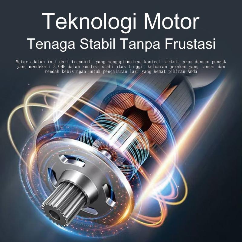 Treadmill Elektrik Peralatan Kebugaran Treadmill Pad Running Treadmill Lipat