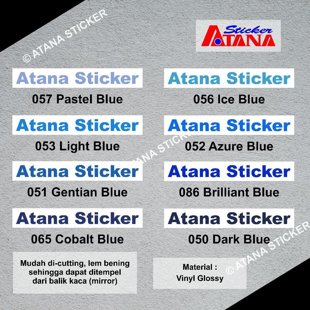 Official Skotlet Biru Muda Tua Glossy Langit Laut Benhur Pastel Light Dark Azure Ice Blue Gloss Kila