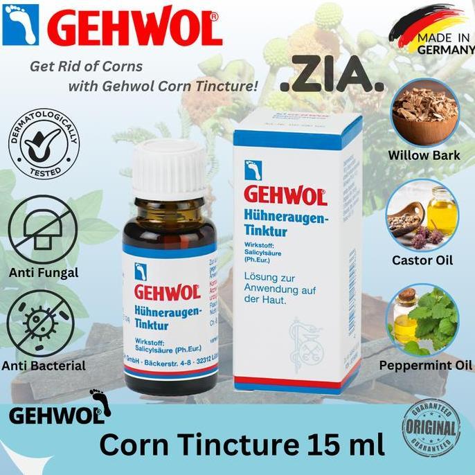 CUCI GUDANG Gehwol Corn Skin Tincture 15 ml - Tinkur Kapalan Mata Ikan Callus - Cairan Konsentrat He