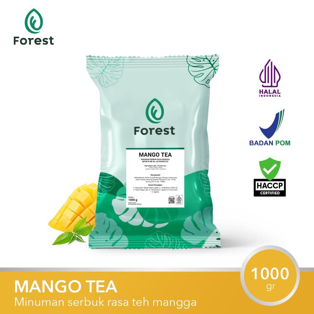 PROMO LIVE! Bubuk Minuman Teh MANGO TEA Powder 1000 gr - FOREST