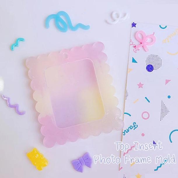 (Termurah) [New] Cetakan Resin Bingkai Foto / Hanging Photo Frame Tag Silicone Mold Diy Cetakan Sili