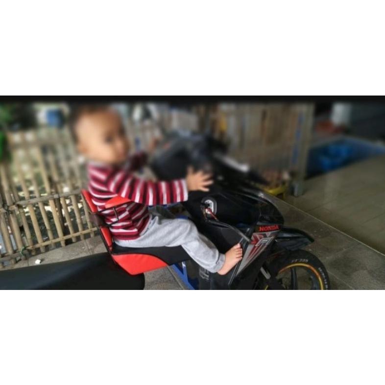 HOT tempat duduk bayi di motor/kulit jok motor/tempat duduk anak di motor/+ sandaran