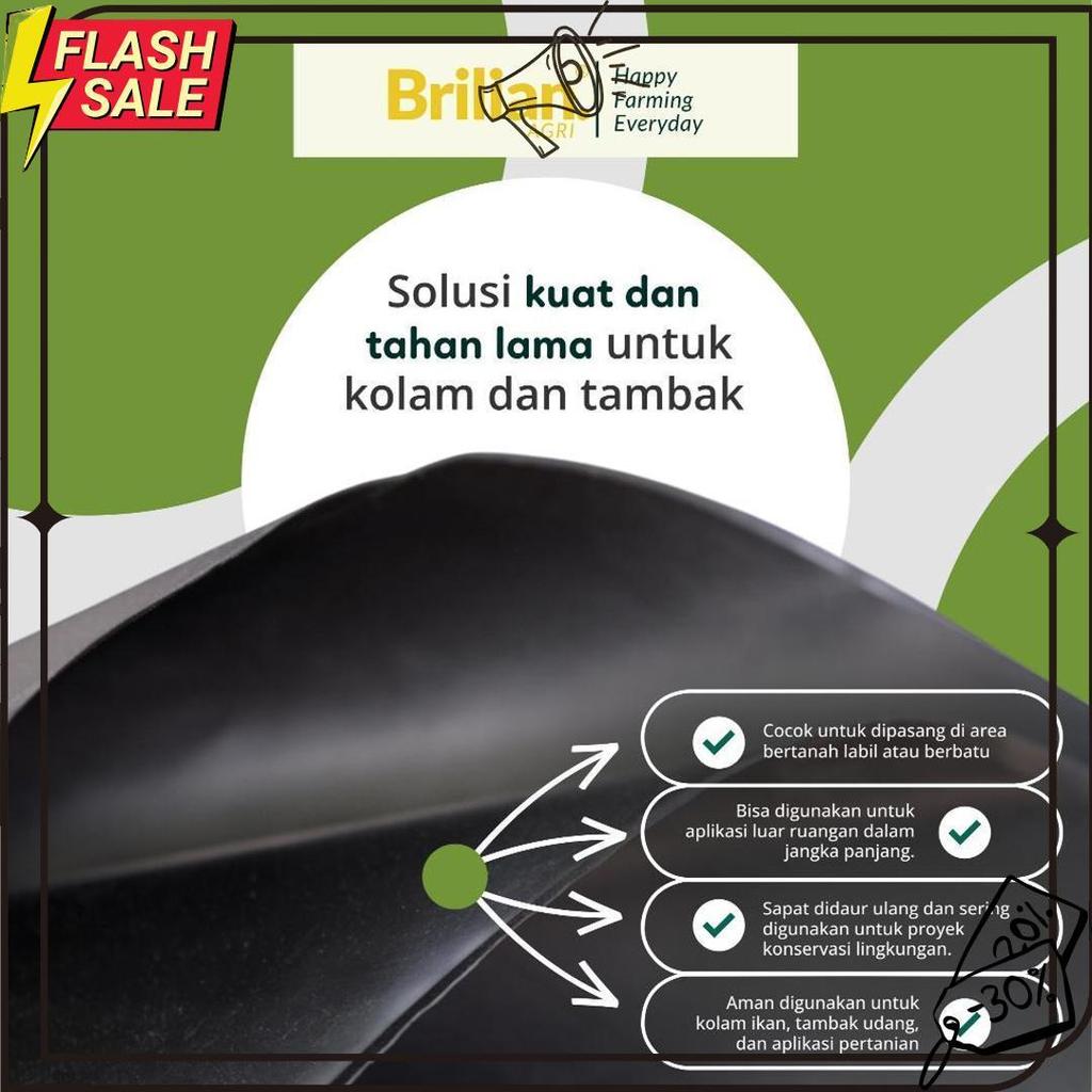 Geomembran Hdpe Tebal 500 Micron Lebar 4 Meter Termurah