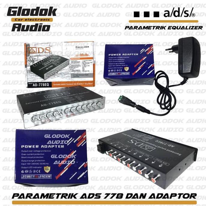 Volwe- Ads Ad 778 Eq Parametrik Equalizer / Priem 7 Band Surround Sound Adaptor
