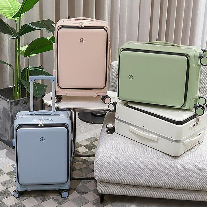 Inerhappy- Koper Laptop Size Kabin & Bagasi Laptop K001 Dan R089 Anti Pecah Aluminium Frame