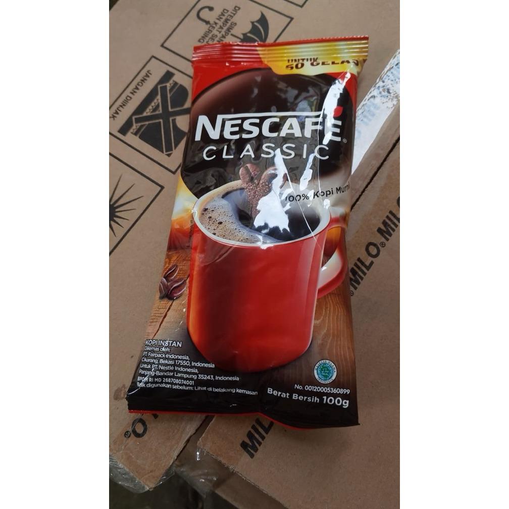 Nescafe Classic Kopi 100gr 50 Gelas