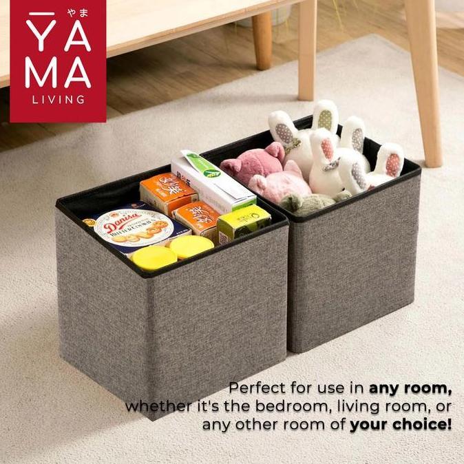 YAMA KAGAMI Storage Box Stool Kotak Penyimpanan Serbaguna
