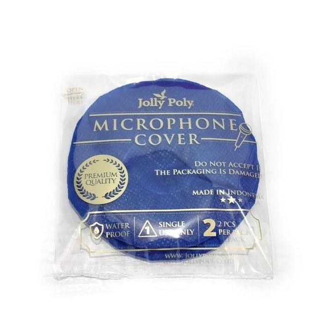 Volwe- Sarung Mic -Mic Cover 100Pcs - Cover Mic /Sarung Microphone - Tisu Mic